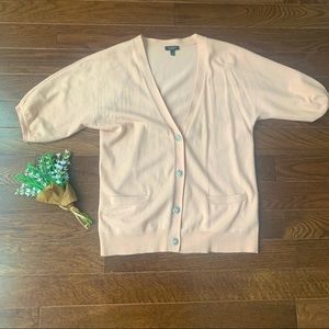 Talbots V neck Button Down Cardi - sz S